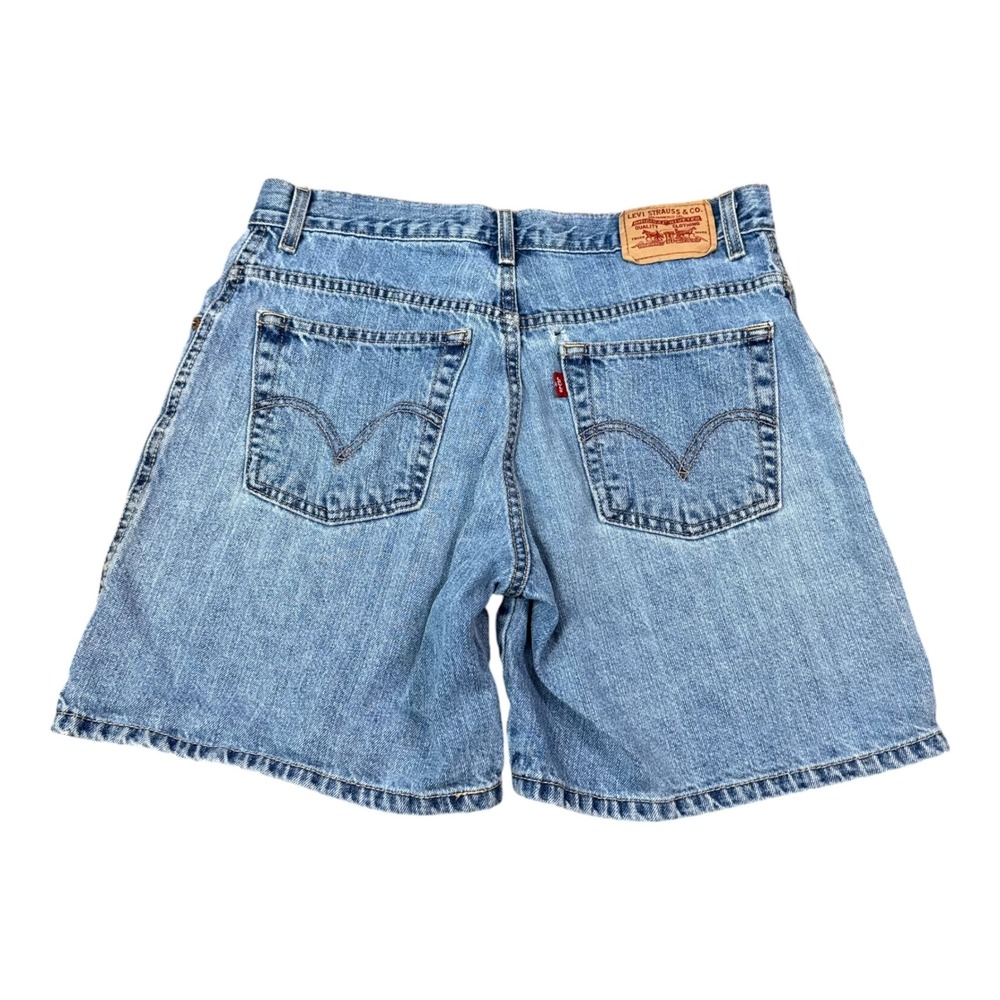2000s Levi's Levi Strauss 550 Relaxed Light Jean Shorts Women's 10 (31" Waist)